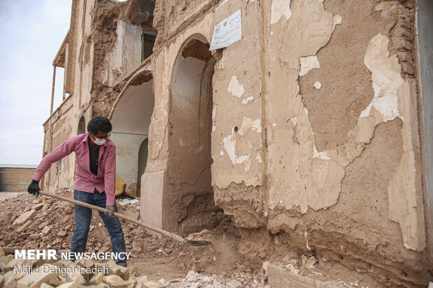 «عمارت نواب» در گیر و دار مرمت - یزد