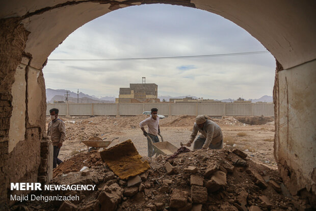 «عمارت نواب» در گیر و دار مرمت - یزد