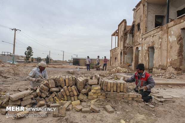 «عمارت نواب» در گیر و دار مرمت - یزد