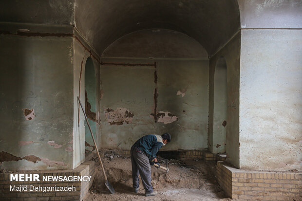 «عمارت نواب» در گیر و دار مرمت - یزد