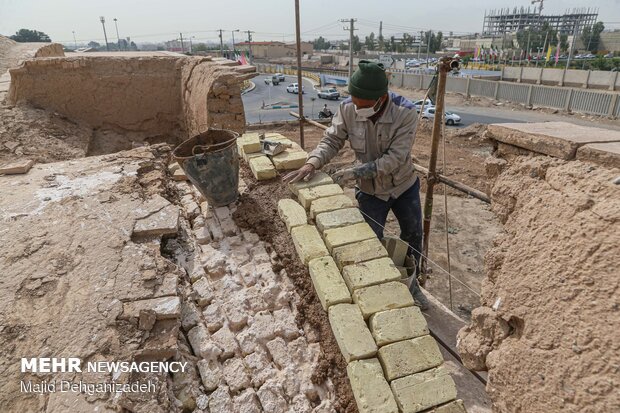 «عمارت نواب» در گیر و دار مرمت - یزد