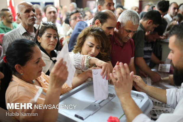 Suriye'deki devlet başkanlığı seçimlerinden fotoğraflar