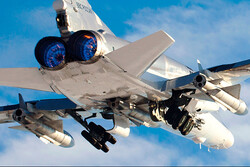 پرواز بمب افکن های روسی توپولف بر فراز دریای مدیترانه