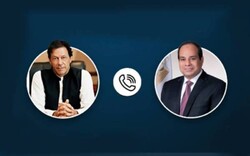 پاکستان کے وزیر اعظم اور مصر کے صدر کی ٹیلیفون پر گفتگو