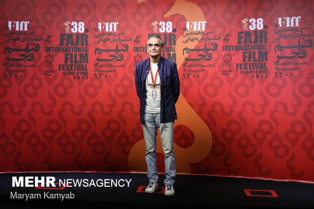همایون ارشادی بازیگر در سومین روز سی و هشتمین جشنواره جهانی فیلم فجر