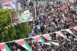 شام کے صوبہ لاذقیہ میں صدر بشار اسد کی صدارتی انتخابات میں کامیابی پر عوامی جشن و سرور