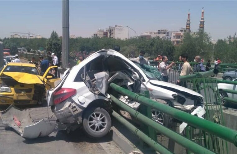 کاهش ۳۰ درصدی تلفات جانی در تصادفات شمال تهران