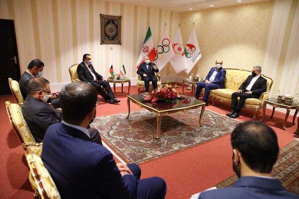 حضور هیات ورزش افغانستان در کمیته المپیک و دیدار با صالحی امیری