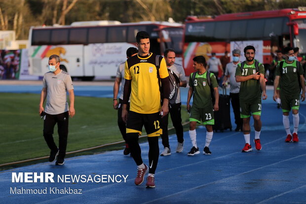 Team Melli training camp on Kish Island