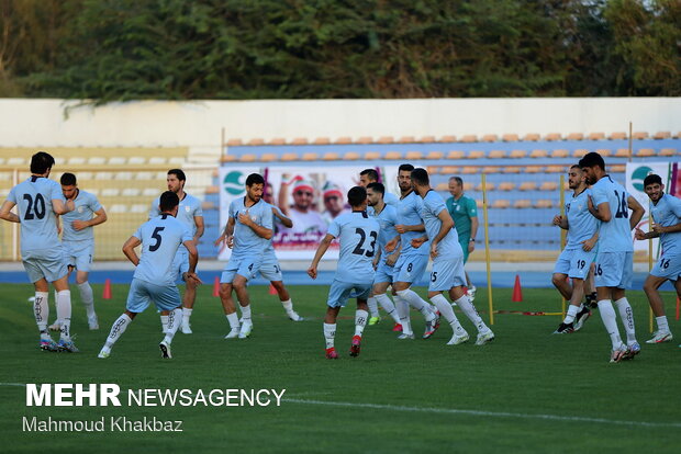 Team Melli training camp on Kish Island