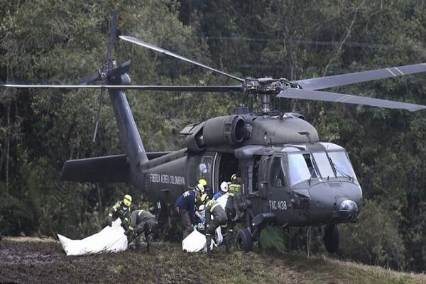 Five Colombian policemen killed in helicopter crash