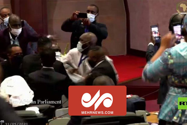 VIDEO: Pan-African Parliament erupts into chaos