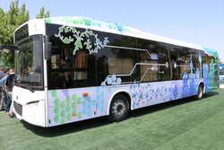First home-made electronic bus unveiled in Mashhad