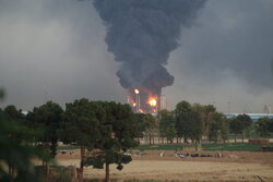 تہران میں تیل کی ریفائنری میں لگی آگ پر قابو پالیا گیا