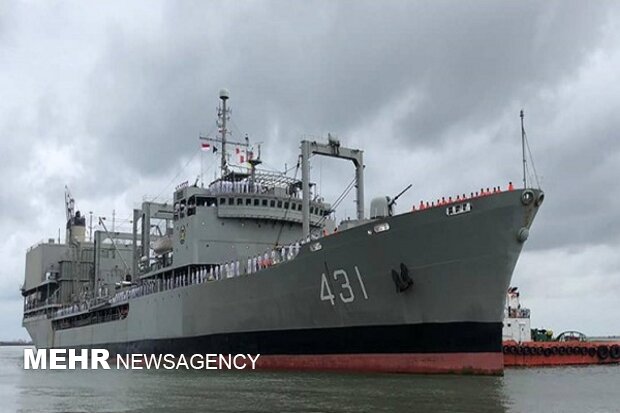 Iran naval ship sinks off Jask Port