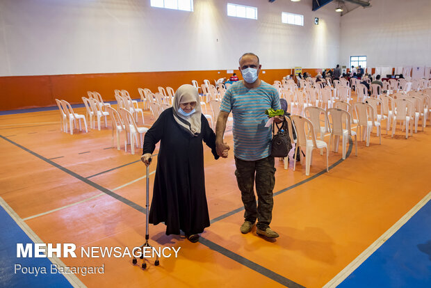 Vaccination of elderly citizens underway in Rasht