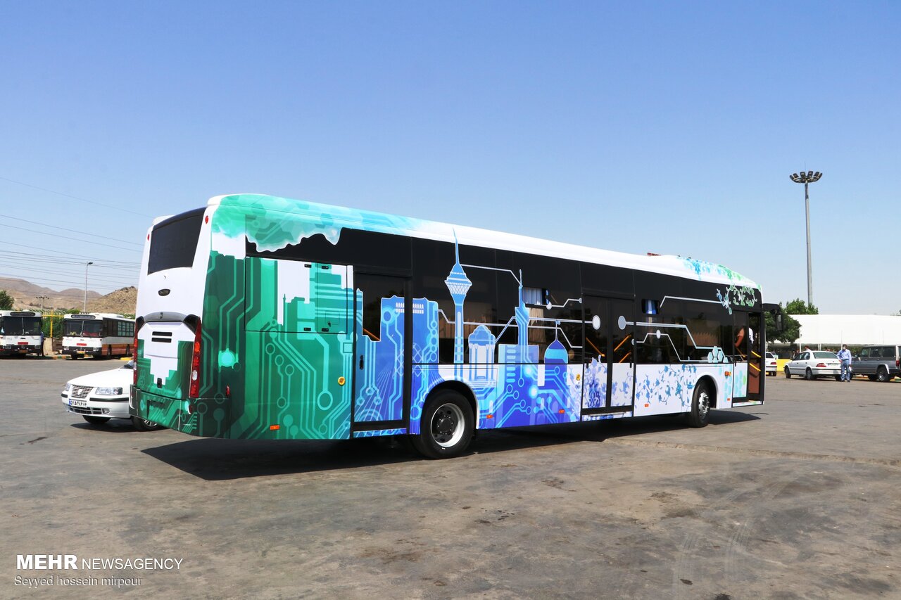 First home-made electronic bus unveiled in Mashhad