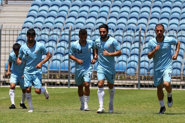 تمرین صبح تیم ملی فوتبال ایران برگزار شد