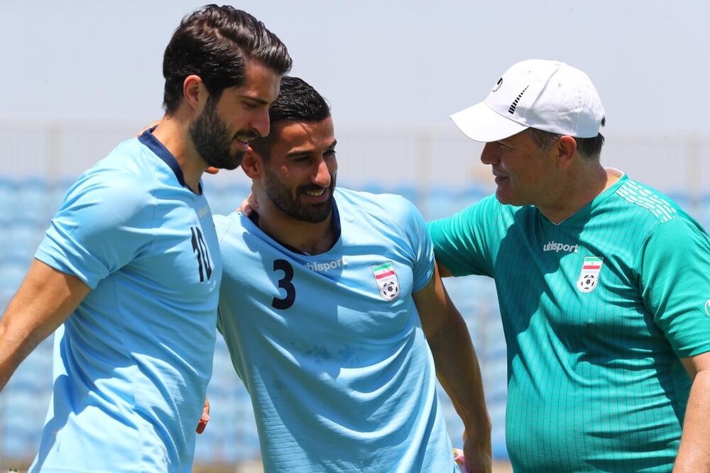 حال و هوای تیم ملی/ طراحی شادی گل با لطیفههای سرمربی