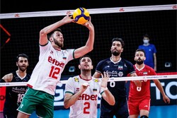آمار عملکرد ملی پوشان والیبال ایران برابر بلغارستان