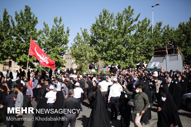 Holy shrine defender funeral