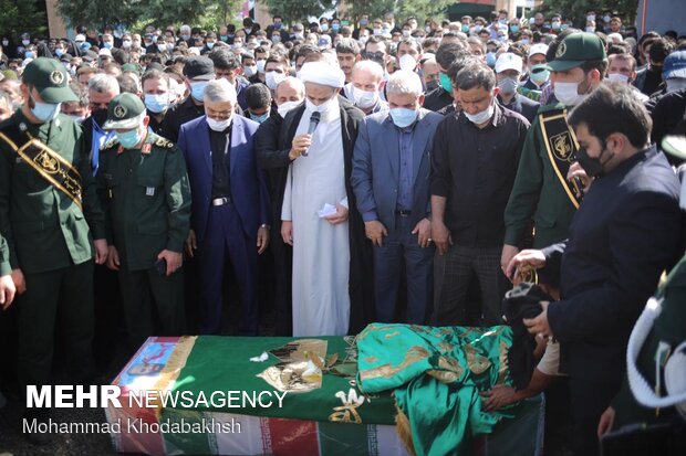 Holy shrine defender funeral