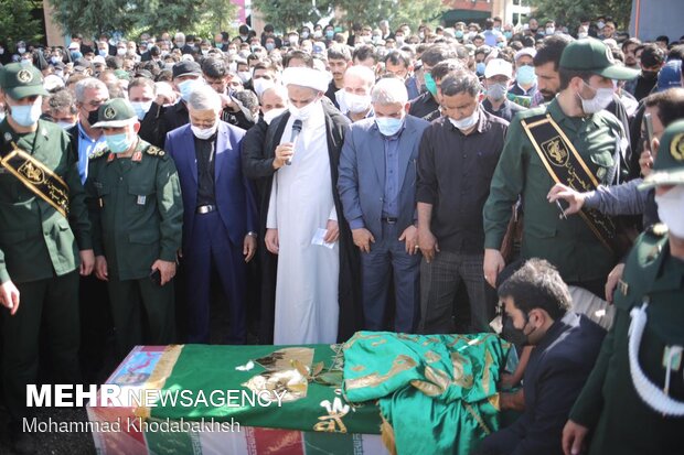 Holy shrine defender funeral