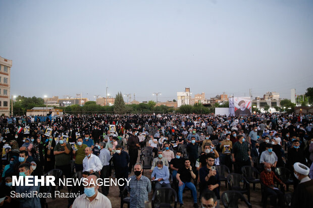 Raeisi in election rallies in Eslamshahr