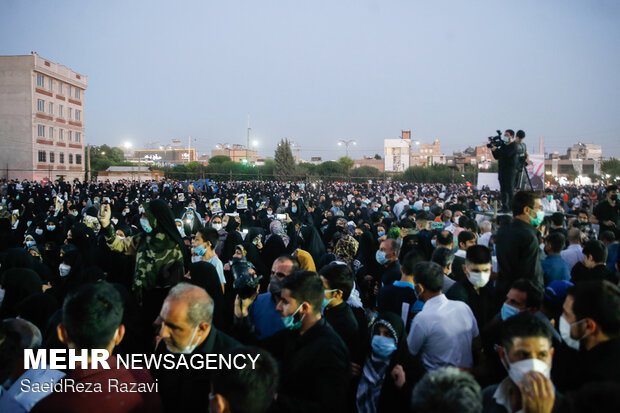 Raeisi in election rallies in Eslamshahr