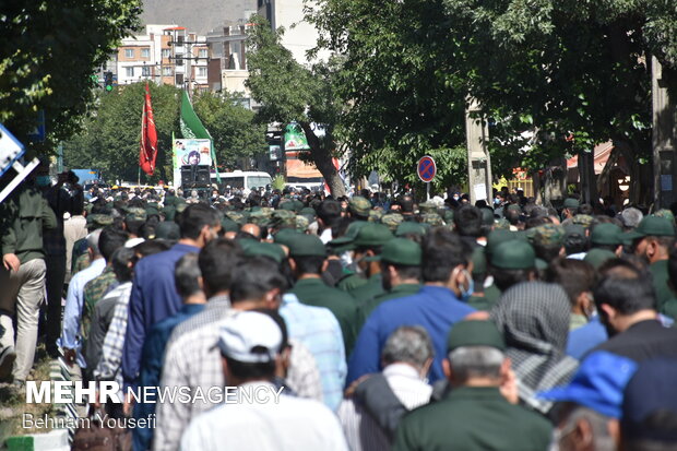 تشییع پیکر شهید مجیدی