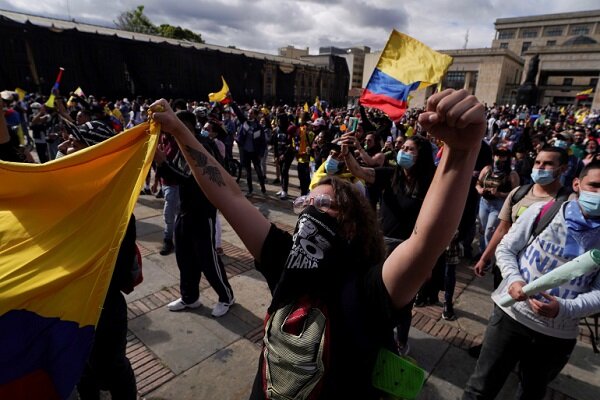 در اعتراضات کلمبیا ۵۸ نفر کشته شدند