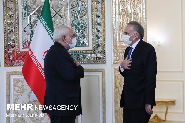 Zarif's meetings with Griffiths & Arnault 