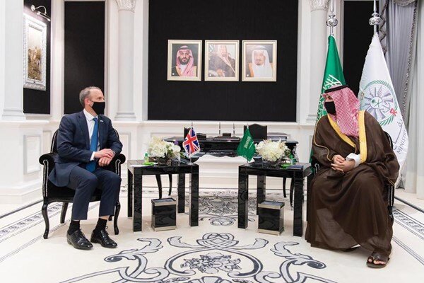 Raab, Saudi officials discuss regional issues, including Iran