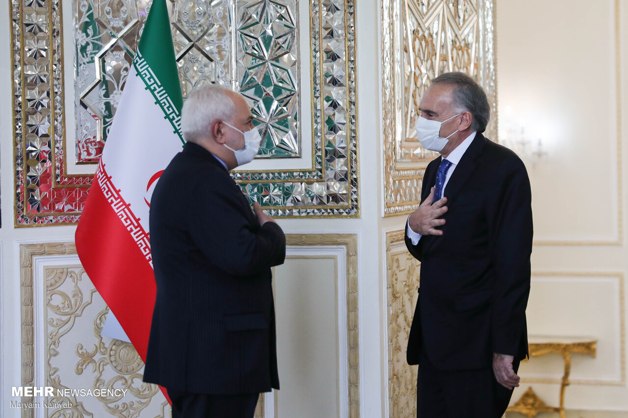 ایرانی وزیر خارجہ سے اقوام متحدہ کے سکریٹری جنرل کے نمائندوں کی ملاقات