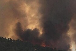 آتش سوزی گسترده در نزدیکی شهرکهای صهیونیست نشین در قدس اشغالی