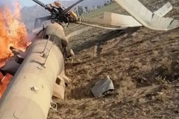 بالگرد نظامی افغانستان سقوط کرد/ ۳ نفر کشته شدند
