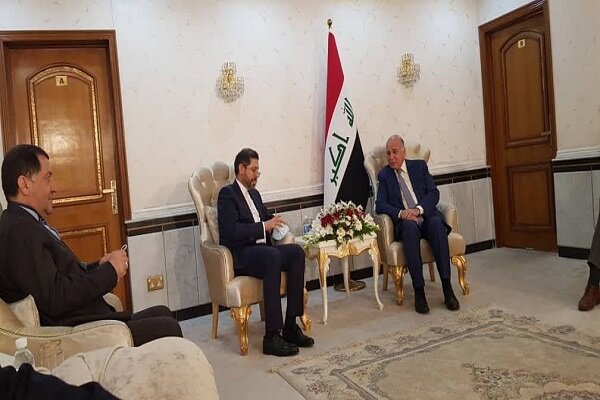 Iran spox discusses bilateral ties with Iraqi FM in Baghdad