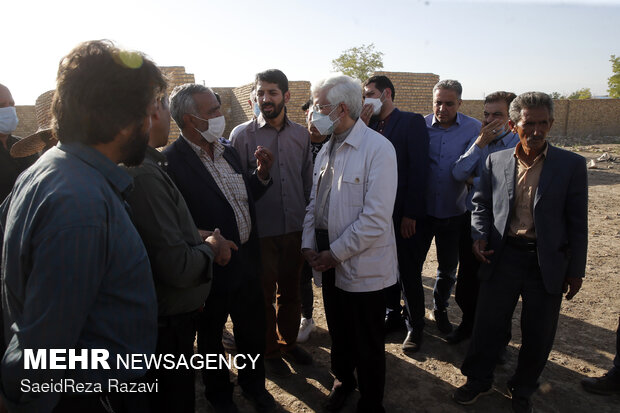 دیدار سعید جلیلی با جمعی از برگزیدگان روستایی در عشق آباد شهرری