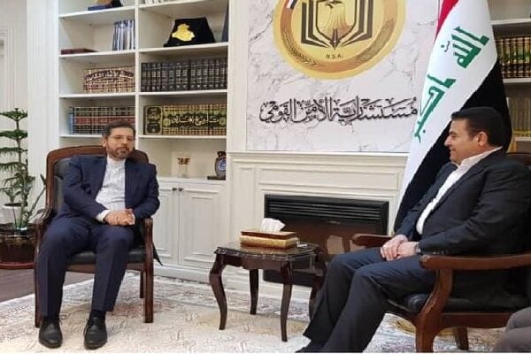 بغداد میں ایرانی وزارت خارجہ کے ترجمان کی عراقی حکام سے ملاقات