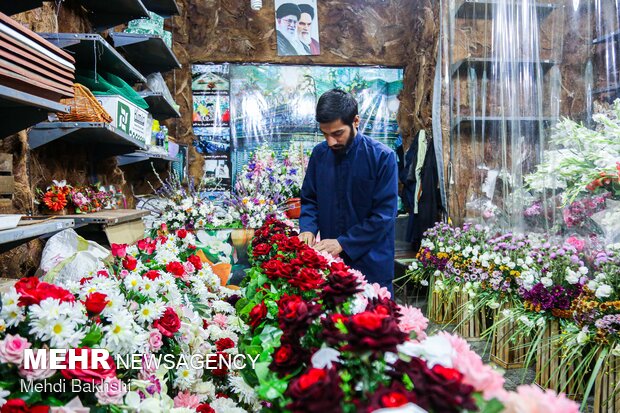 Hazrat Masoumeh Shrine on eve of Girls Day