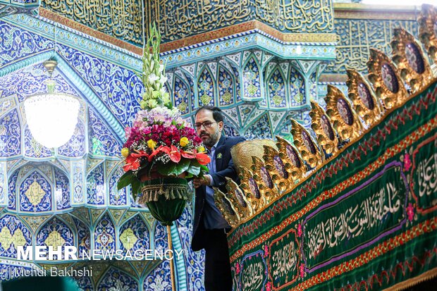 Hazrat Masoumeh Shrine on eve of Girls Day