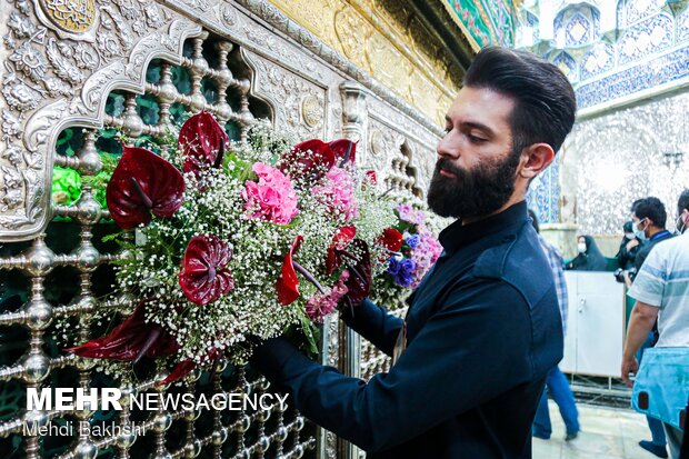 Hazrat Masoumeh Shrine on eve of Girls Day