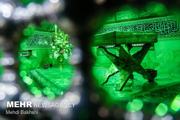 Hazrat Masoumeh Shrine on eve of Girls Day