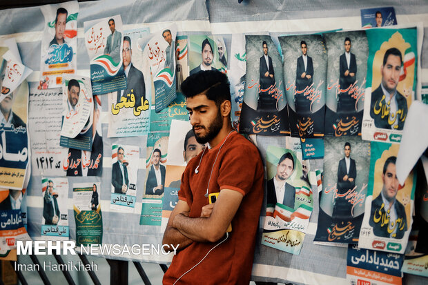 تبلیغات انتخابات در همدان