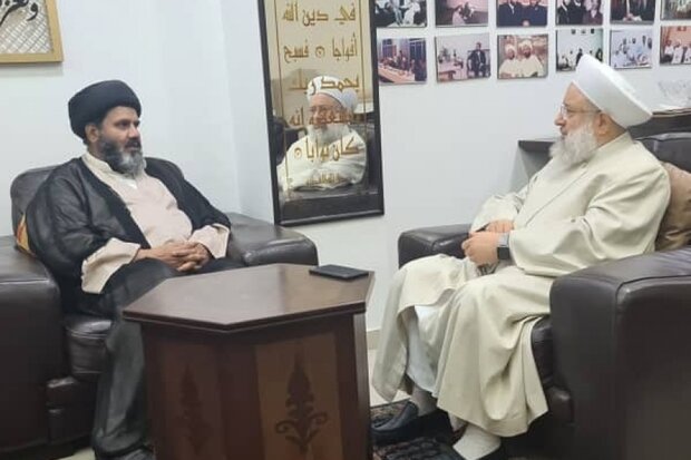 لبنان کے مفتی اعظم الشیخ ماہر حمود سے ایم ڈبلیو ایم کے رہنما کی ملاقات