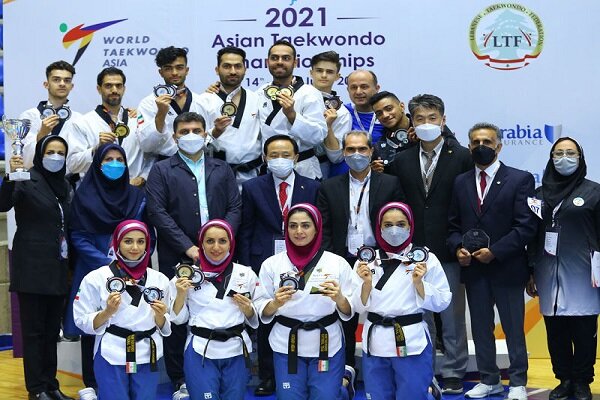 Iran finishes runner up in  Asian poomsae taekwondo c'ships