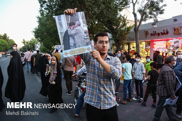 Presidential campaign in Qom