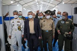 افتتاح بیمارستان صحرایی ۱۰۰تخت‌خوابی شهید کشوری ارتش