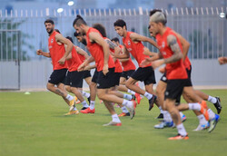 تصاویری از تمرین تیم ملی عراق پیش از بازی با ایران