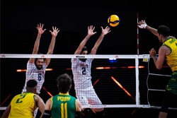 شکست تیم ملی والیبال ایران برابر برزیل در ست اول